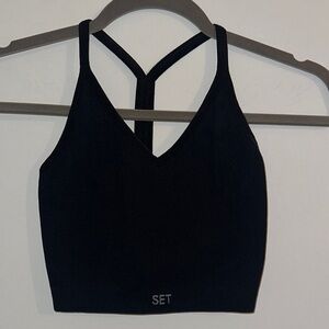 SET Active Black Sports Bra